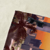 カリフォルニア州LA ビーチタオル (インサイチュ)