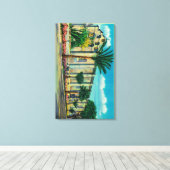 カリフォルニア州Mission San GabrielSan Garbriel キャンバスプリント (インサイチュ (ウッドフロア))