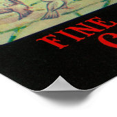 カリフォルニア州Patio Orange LabelTon ポスター (角)