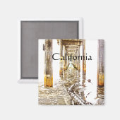 カリフォルニア州Scripps Pierの下 マグネット (正面/裏面)