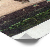 カリフォルニア州WharfPetalumaの空中表示 ポスター (角)