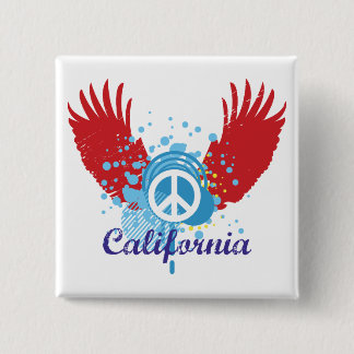 カリフォルニア平和 缶バッジ