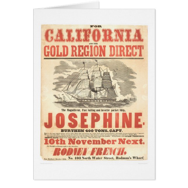 カリフォルニア広告(1280A)への"Josephine" (正面)