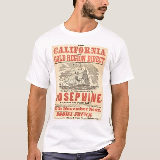 カリフォルニア広告(1280A)への"Josephine" Tシャツ (正面)