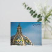 カリフォルニア建物ドームバルボアパークサンディエゴ ポストカード (スタンド正面)