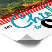 カリフォルニア復元ヴィンテージ旅行ポスター ポスター (角)