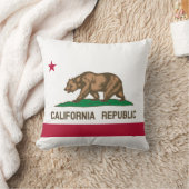 カリフォルニア投球の旗 クッション (ブランケット)