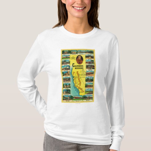 カリフォルニア提示のスペインのな代表団 Tシャツ (正面)