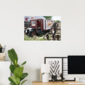 カリフォルニア放棄バークのトラック ポスター (ホームオフィス)