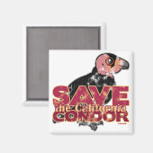 カリフォルニア救コンドル マグネット (正面/裏面)