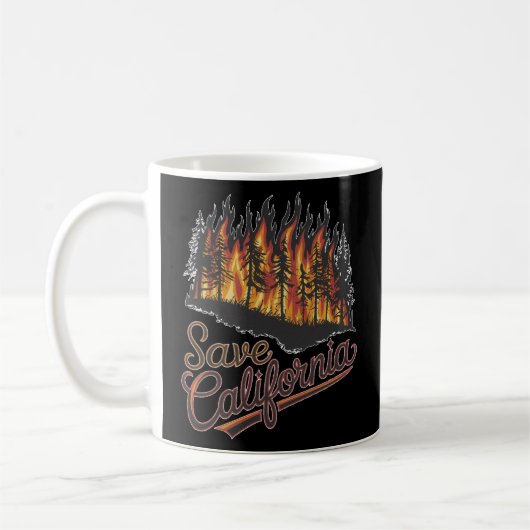 カリフォルニア救州 コーヒーマグカップ (左)