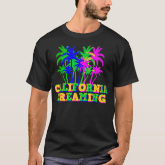 カリフォルニア数々のドリーミングカラー土産 Tシャツ