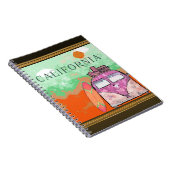 カリフォルニア旅行ポスター ノートブック (右側)