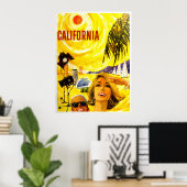カリフォルニア旅行ポスター ポスター (ホームオフィス)