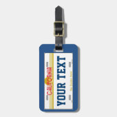 カリフォルニア旅行者 ラゲッジタグ (正面縦)