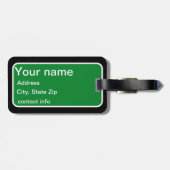 カリフォルニア旅行者 ラゲッジタグ (裏面横)