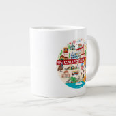 カリフォルニア旅行 ジャンボコーヒーマグカップ (正面右)
