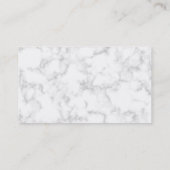 カリフォルニア旗との地質学者の石のハンマーのロゴ 名刺 (裏面)