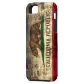 カリフォルニア旗の穹窖のVibeのiPhone 5の場合 Case-Mate iPhoneケース (裏面左)