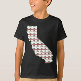 カリフォルニア旗の輪郭 Tシャツ