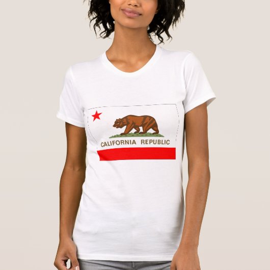 カリフォルニア旗インターナショナル Tシャツ (正面)