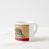 カリフォルニア旗 エスプレッソカップ (正面右)