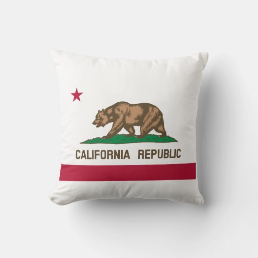カリフォルニア旗 クッション (正面)