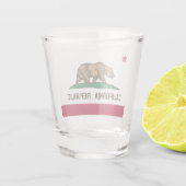 カリフォルニア旗 ショットグラス (裏面)