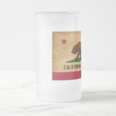 カリフォルニア旗 フロストグラスビールジョッキ (中央)