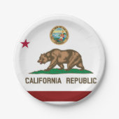 カリフォルニア旗 ペーパープレート (正面)