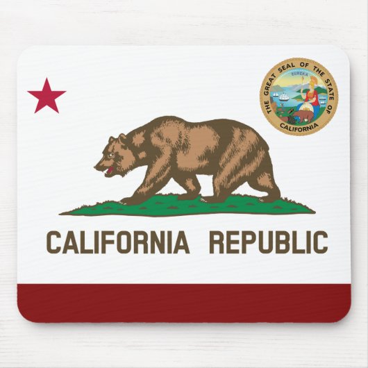 カリフォルニア旗 マウスパッド (正面)