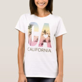 カリフォルニア日没のTシャツのCaliの女の子のLAの日没のティー Tシャツ (正面)