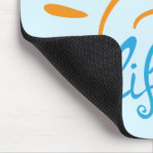 カリフォルニア明るいロゴ マウスパッド (コーナー)