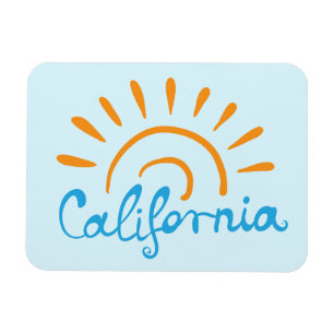 カリフォルニア明るいロゴ マグネット