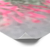 カリフォルニア明るい赤紫色:鮮やか秋開花 ポスター (角)