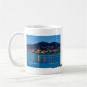カリフォルニア暗いプロダクトの後のMorro湾 コーヒーマグカップ (左)
