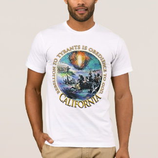 カリフォルニア暴動のお茶会のTシャツ Tシャツ