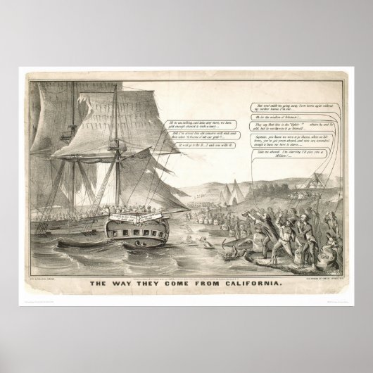 カリフォルニア来への道(0476A) ポスター (正面)