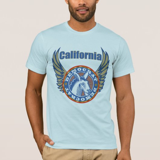カリフォルニア民主党員パーティーのTシャツ Tシャツ (正面)