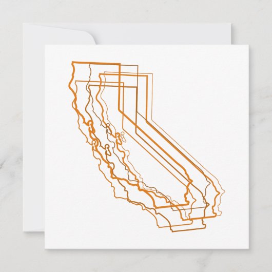 カリフォルニア汚点の招待 招待状 (正面)