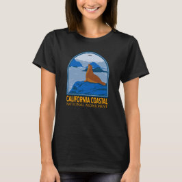 カリフォルニア沿岸国記念物ハーバーシールT Tシャツ