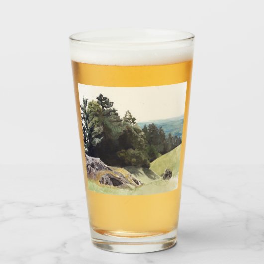 カリフォルニア沿岸絵を描景観 タンブラーグラス (ドリンク正面)
