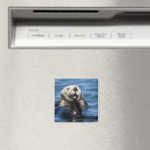 カリフォルニア海オッタEnhydra lutris)の森 マグネット (インサイチュ (食洗機))