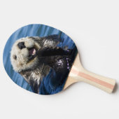 カリフォルニア海オッタEnhydra lutris)の森 卓球ラケット (横)