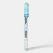 カリフォルニア海ビーチフォトブルー金ゴールド紙吹雪 Case-Mate iPhoneケース (裏面 / 右)