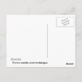 カリフォルニア海岸で夏の終わり ポストカード (裏面)