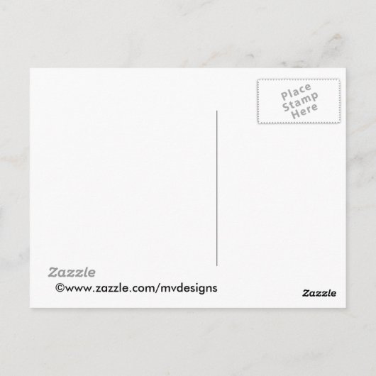 カリフォルニア海岸で夏の終わり ポストカード (裏面)