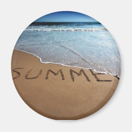 カリフォルニア海岸で夏の終わり マグネット (正面)