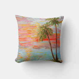 カリフォルニア海岸の日没 クッション