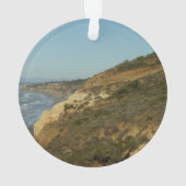 カリフォルニア海岸線風光明媚な旅行風景 オーナメント (裏面)